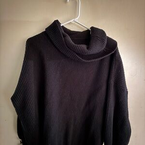 Elegant Black Turtleneck Sweater